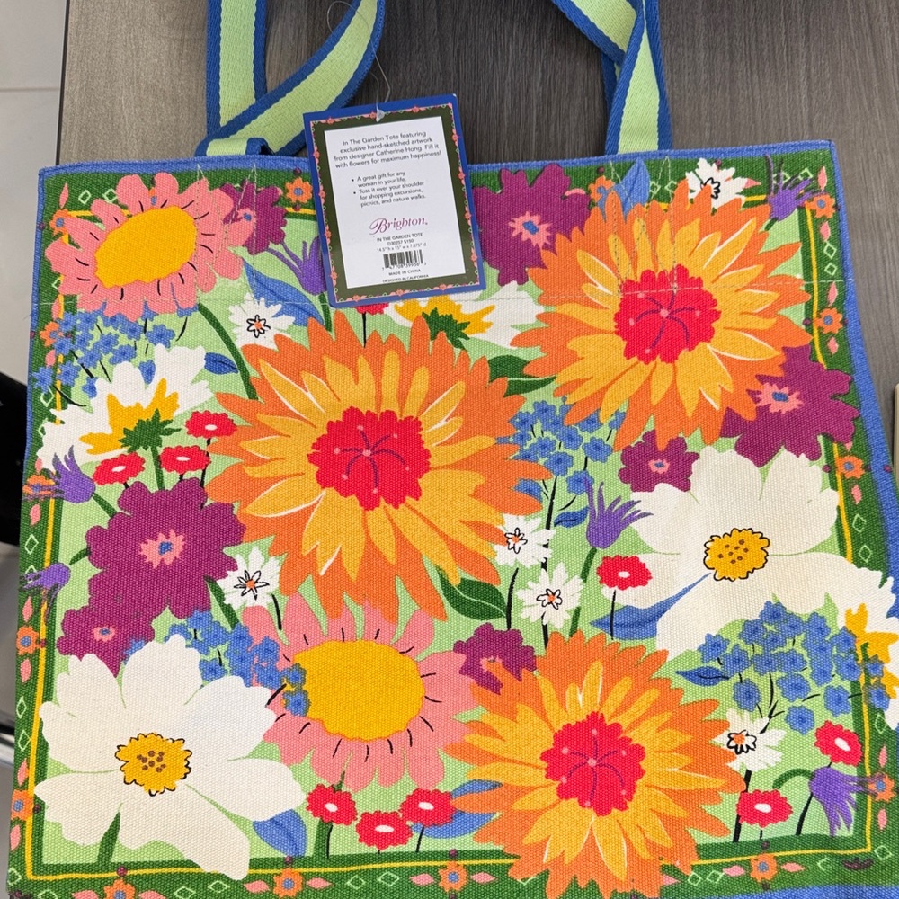 Brighton Floral Canvas Tote Bag